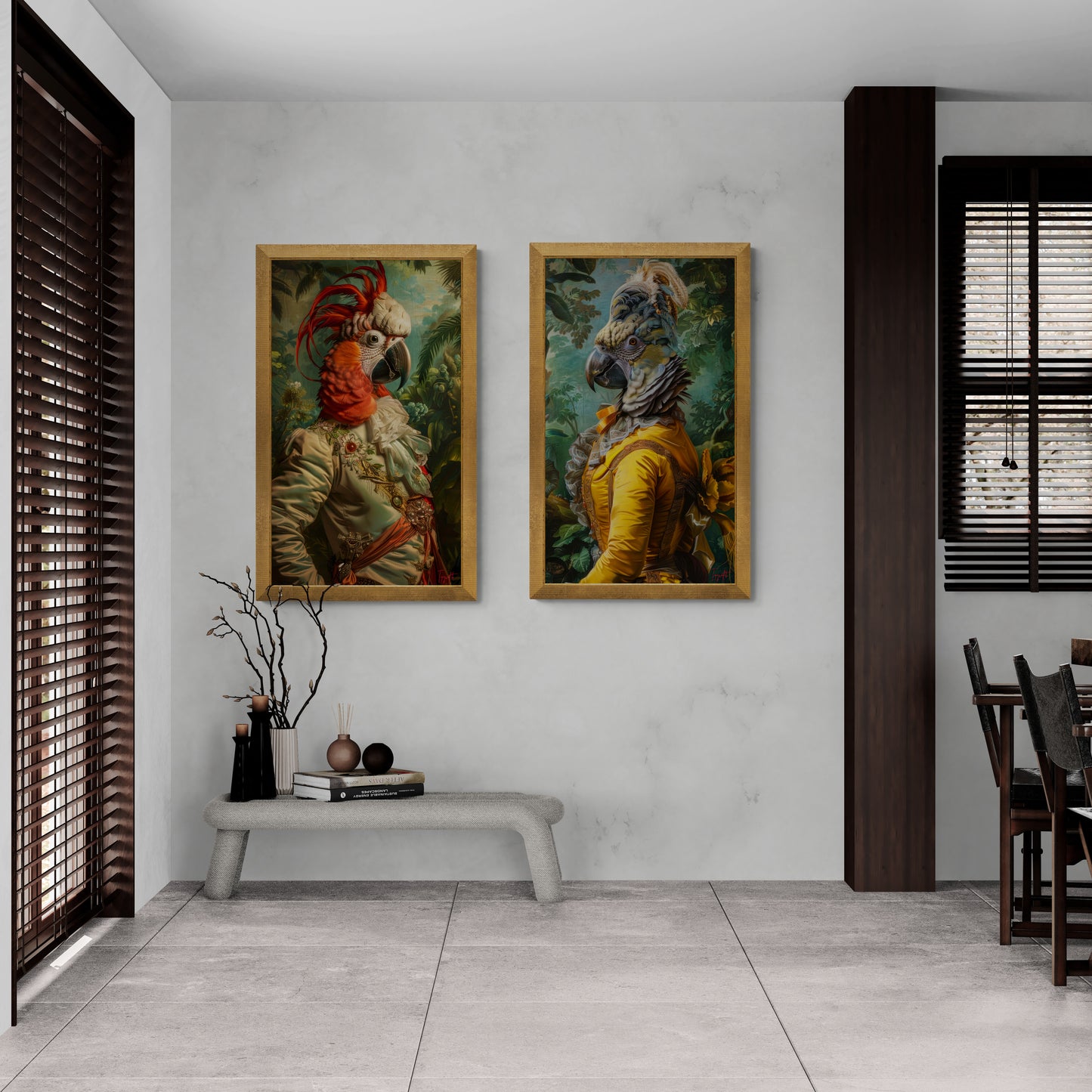 Edition collector - Lot de deux - Le couple Perroquet