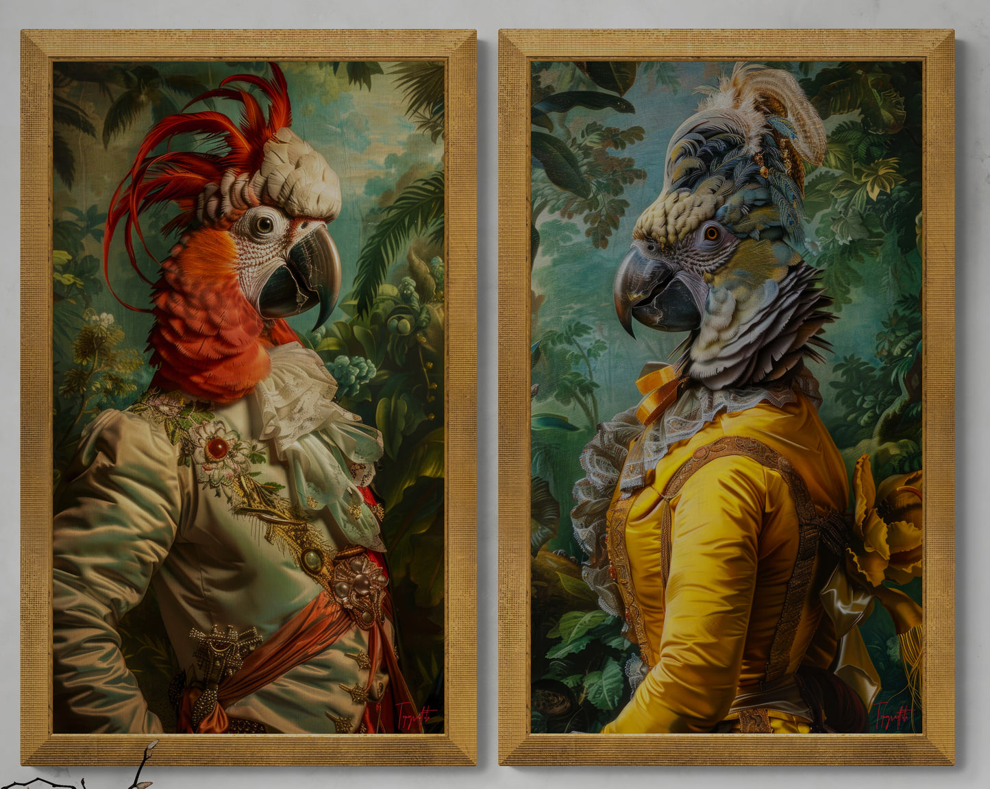 Edition collector - Lot de deux - Le couple Perroquet