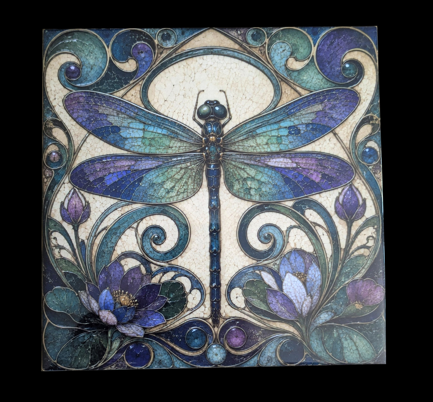 Libellule Art Nouveau